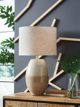 Prime Furniture - Ashley Furniture - Linas Lighting - Metal Table Lamp (1/CN) / Cream/Beige - L207594